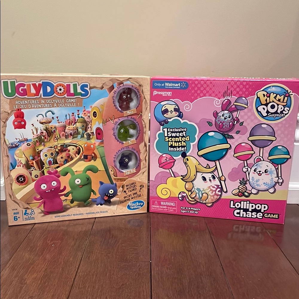 UglyDolls and Pikmi Pops Board Games